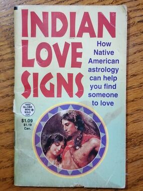 Vintage 1932 Indian Love Signs Astrology Pocket Sized Book